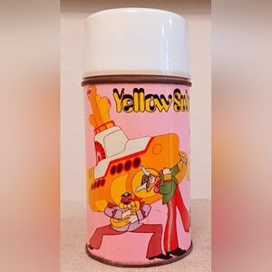Vintage 60s Thermos • The Beatles Yellow Submarine